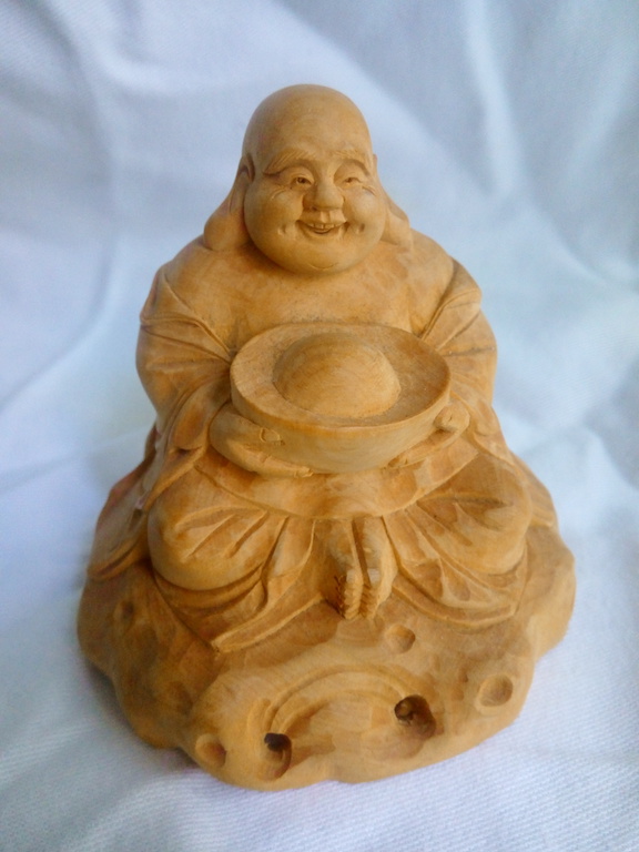 Wooden Buddha — image 4