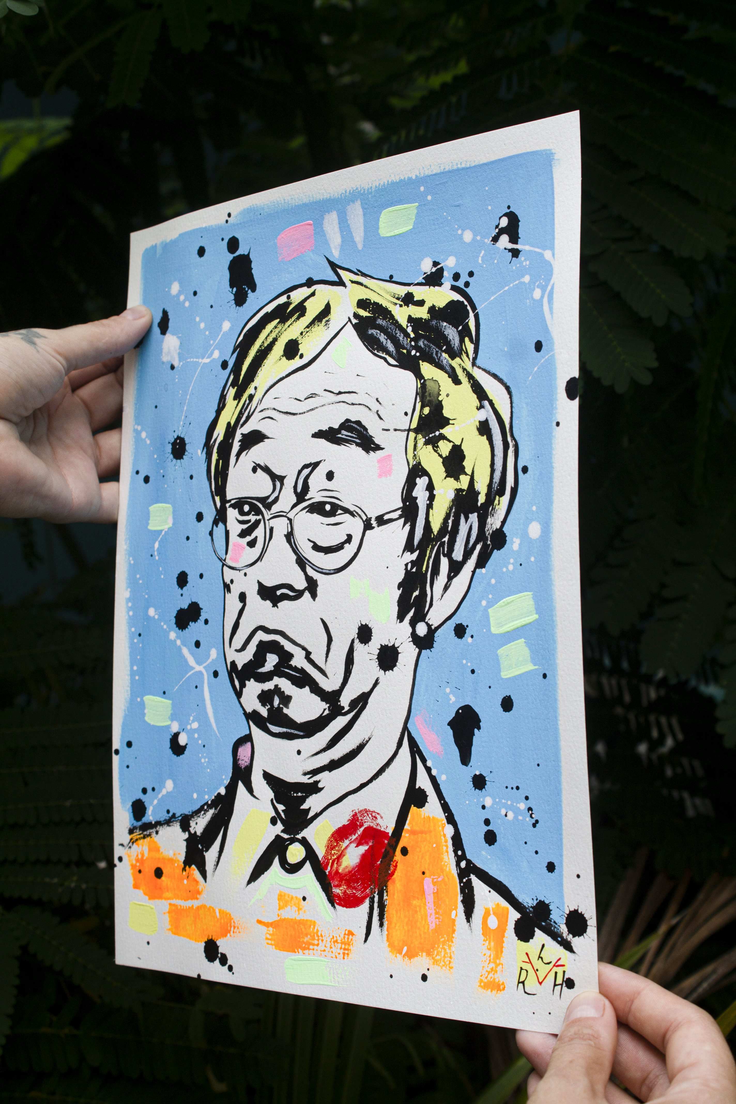 Nakamoto Myth — Sky Blue, Orange & Kiss — image 4