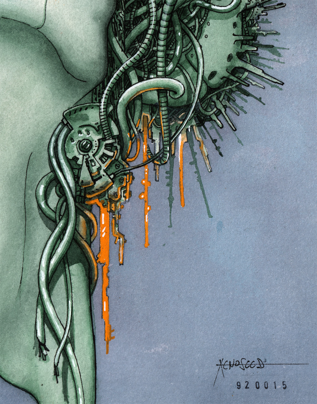 A1 Art Print "Orange Replicant" — image 5