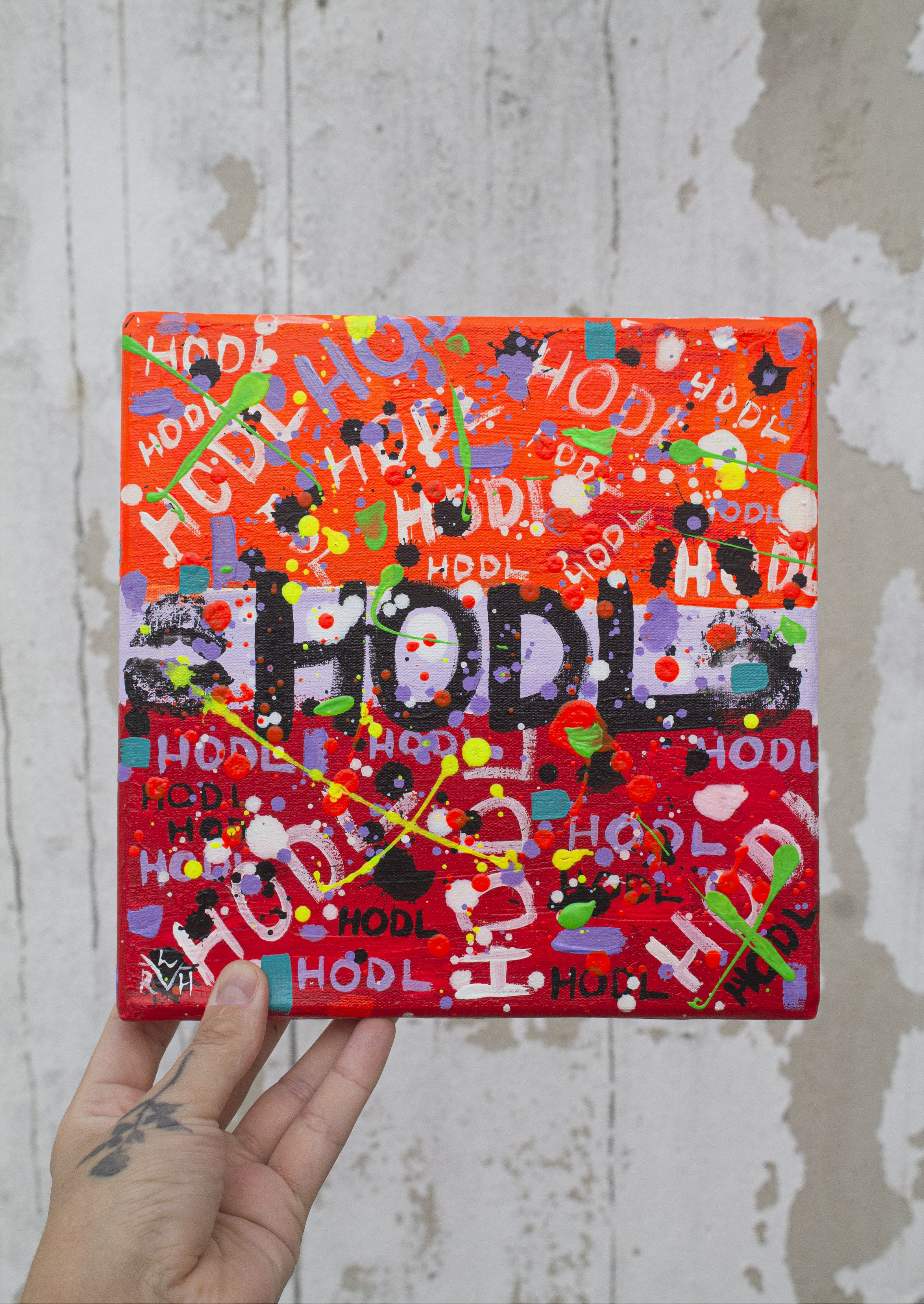 HODL #4- Original Painting — image 2