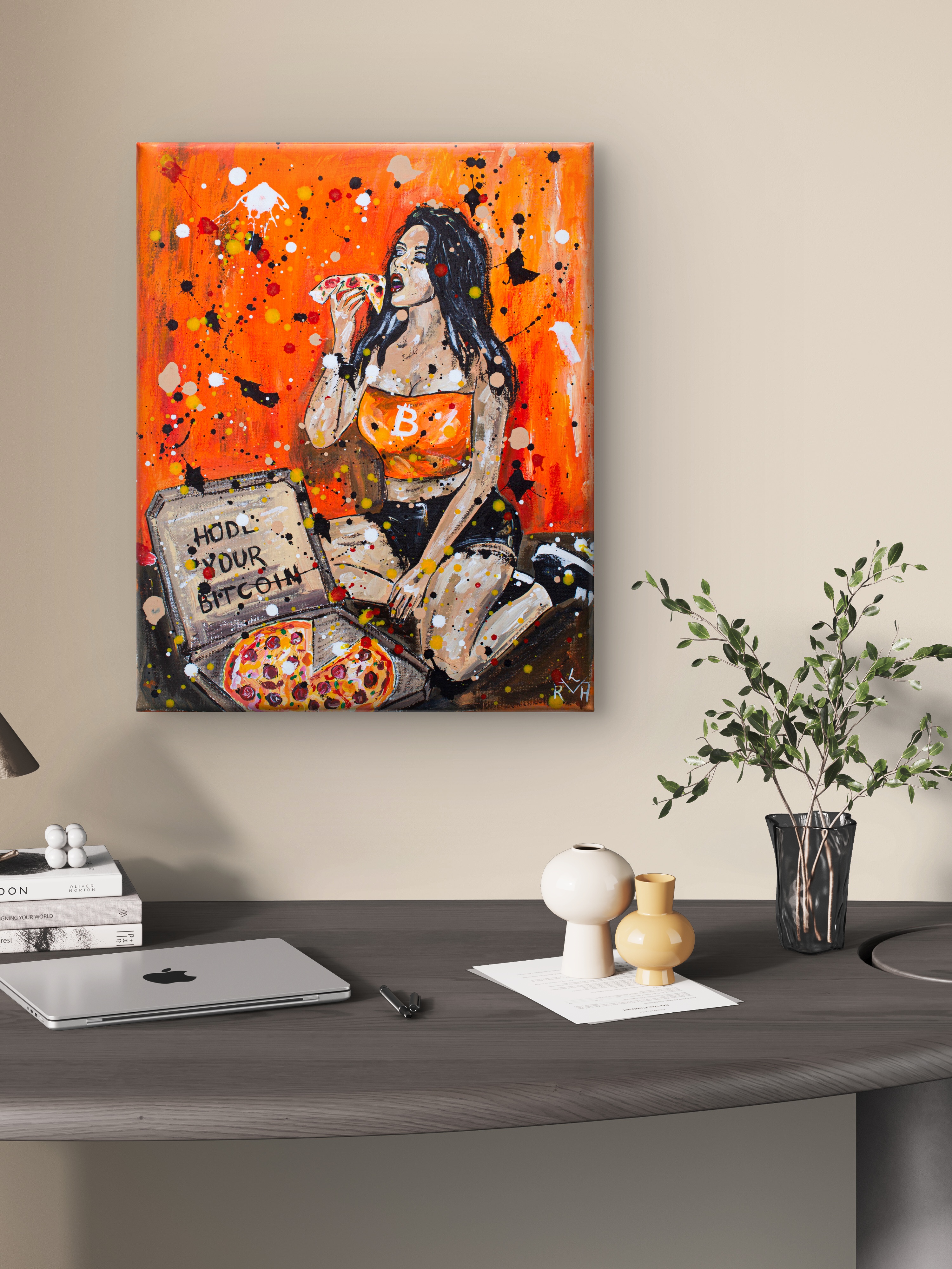 Pizza Girl- Original Painting — image 8