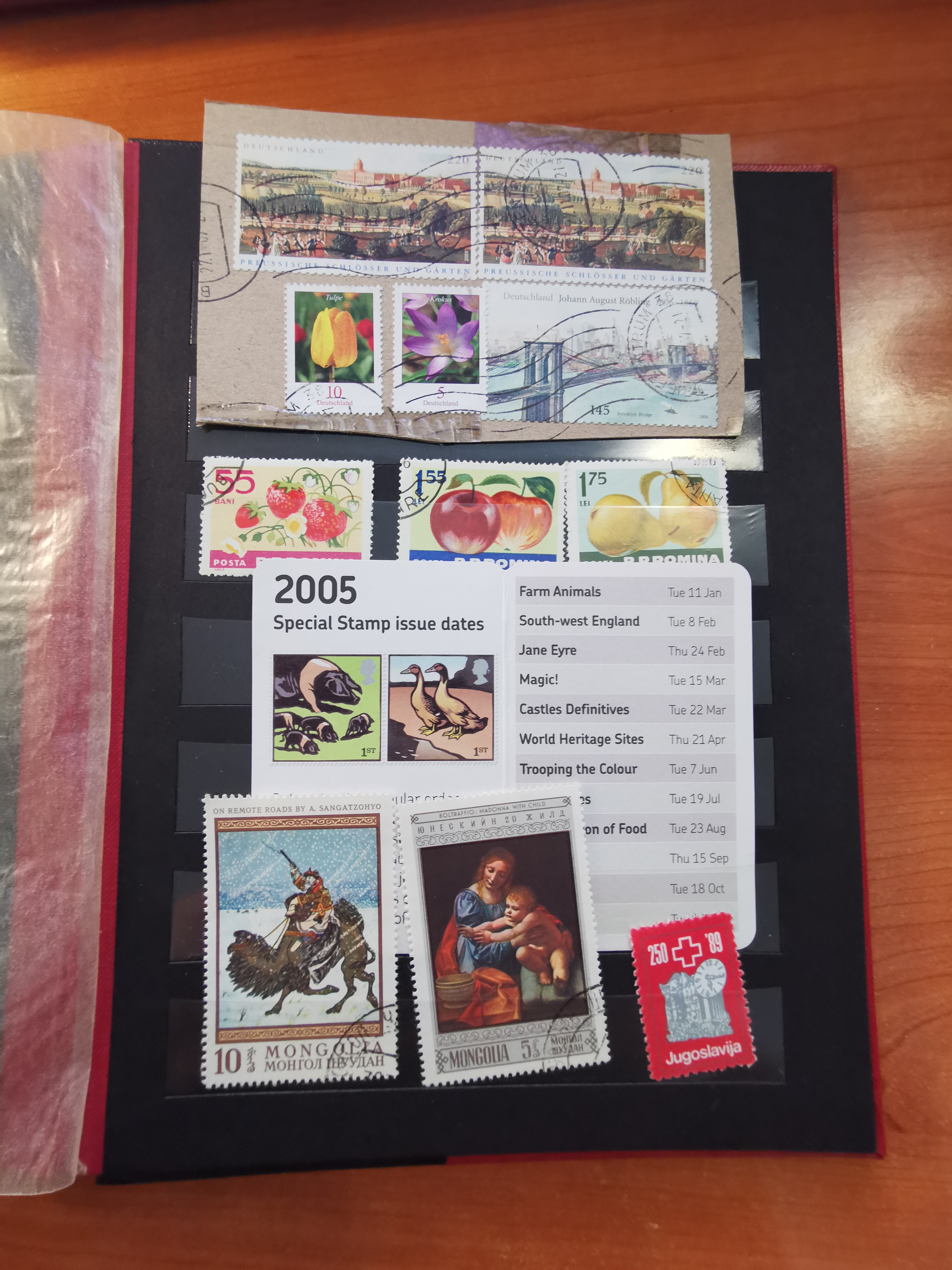 Two mixed stamp collectors — image 2