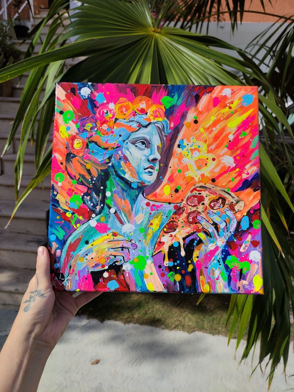Holy Pizza-Original Painting — image 6