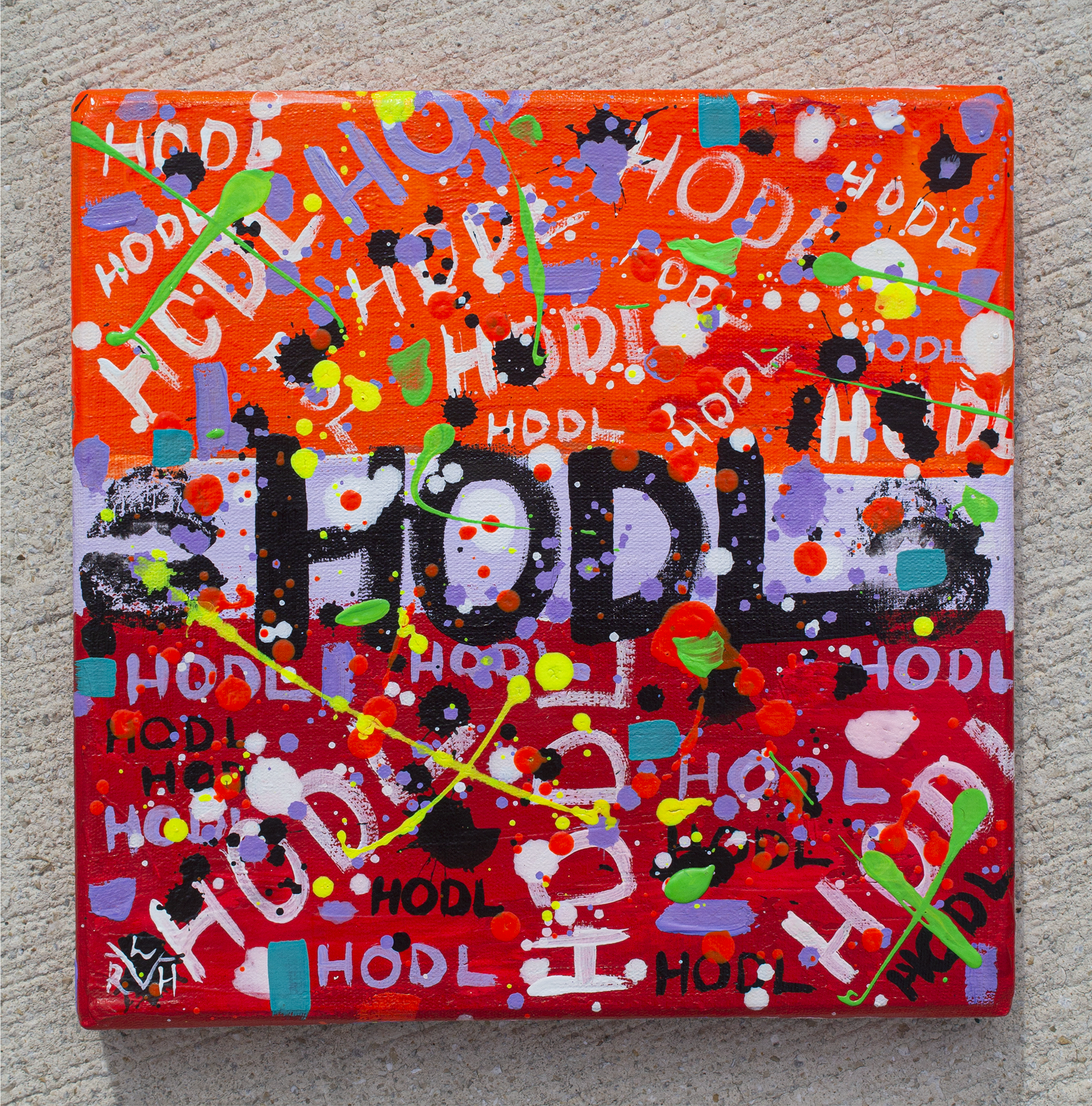 HODL #4- Original Painting — image 3