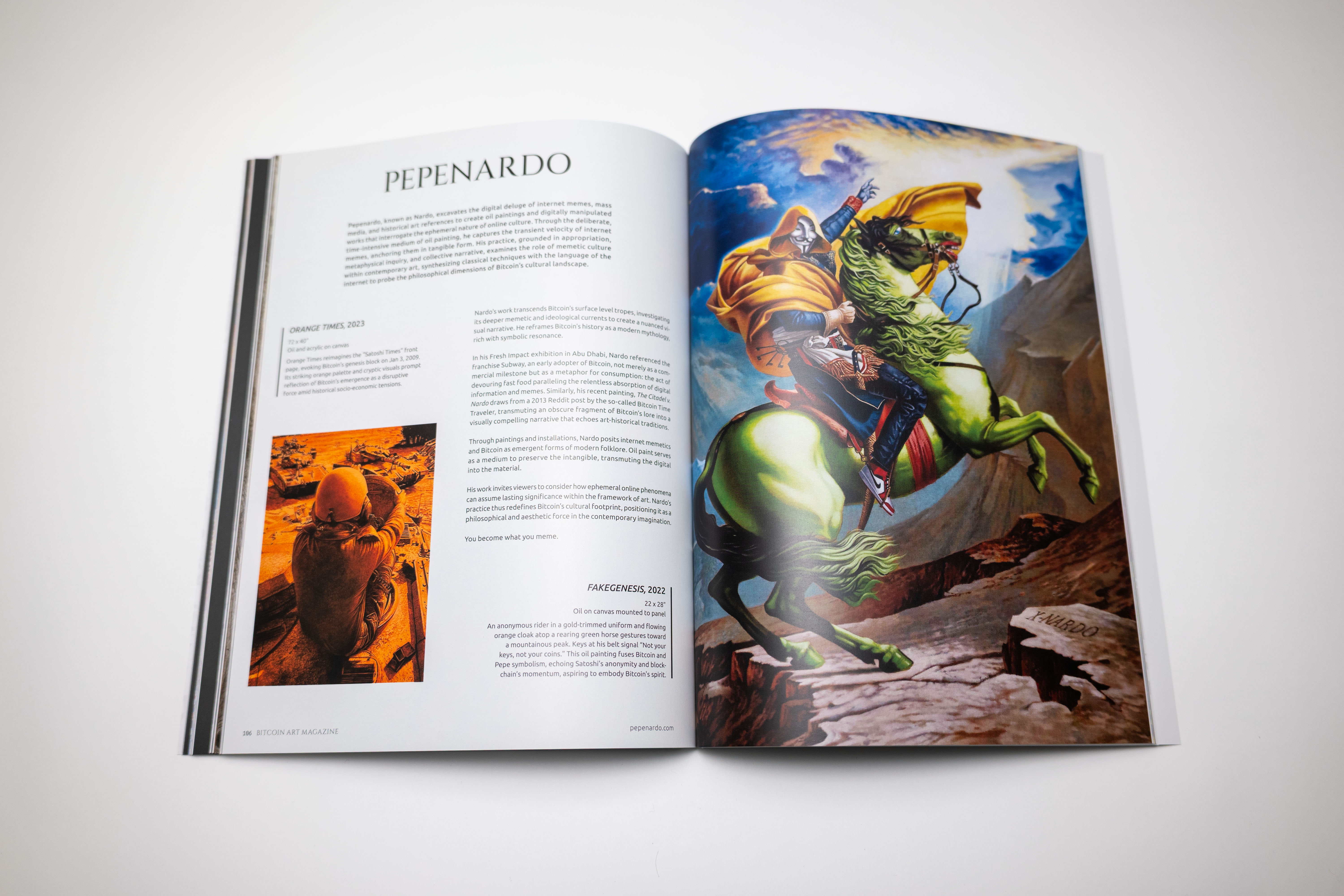 Bitcoin Art Magazine: Genesis Issue – Limited Edition of 1720 — image 12