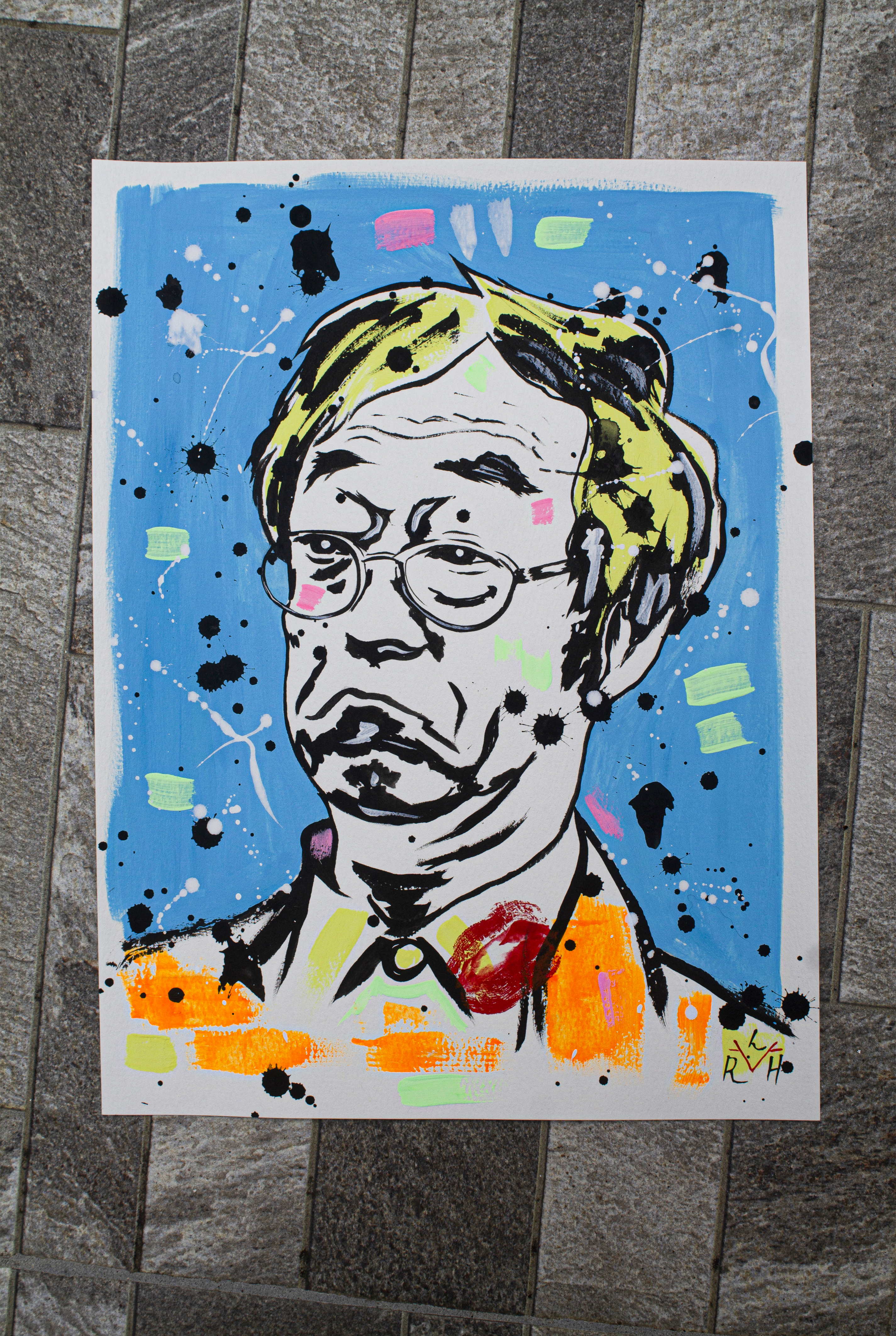 Nakamoto Myth — Sky Blue, Orange & Kiss — image 5