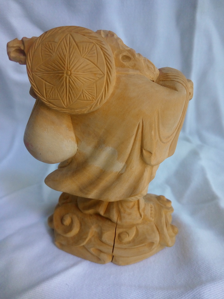 Wooden Buddha — image 5