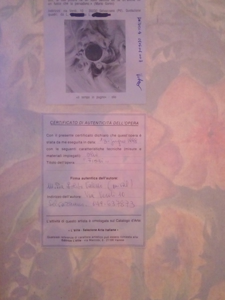 Painting – “Flowers” 1998 — image 3