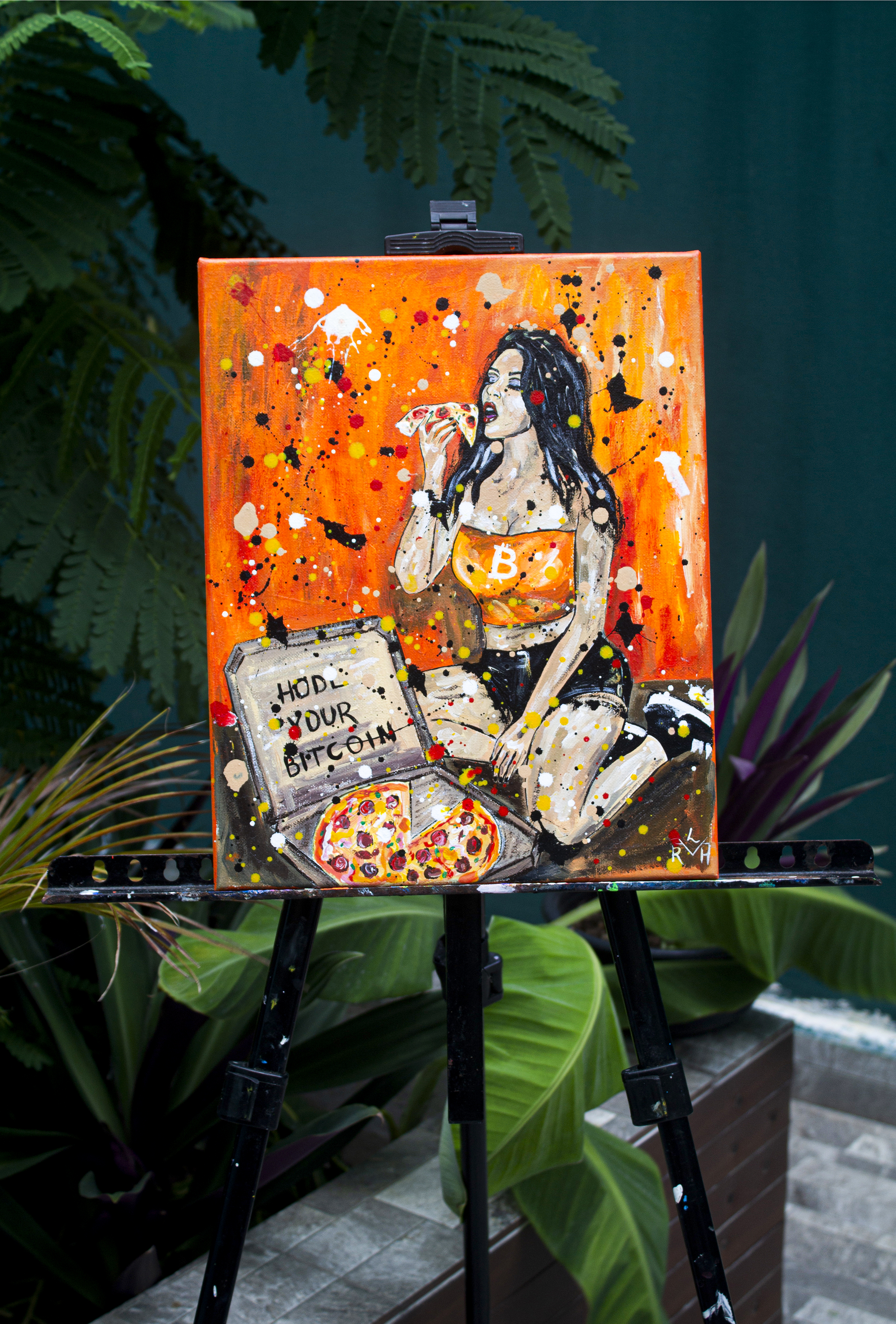 Pizza Girl- Original Painting — image 3