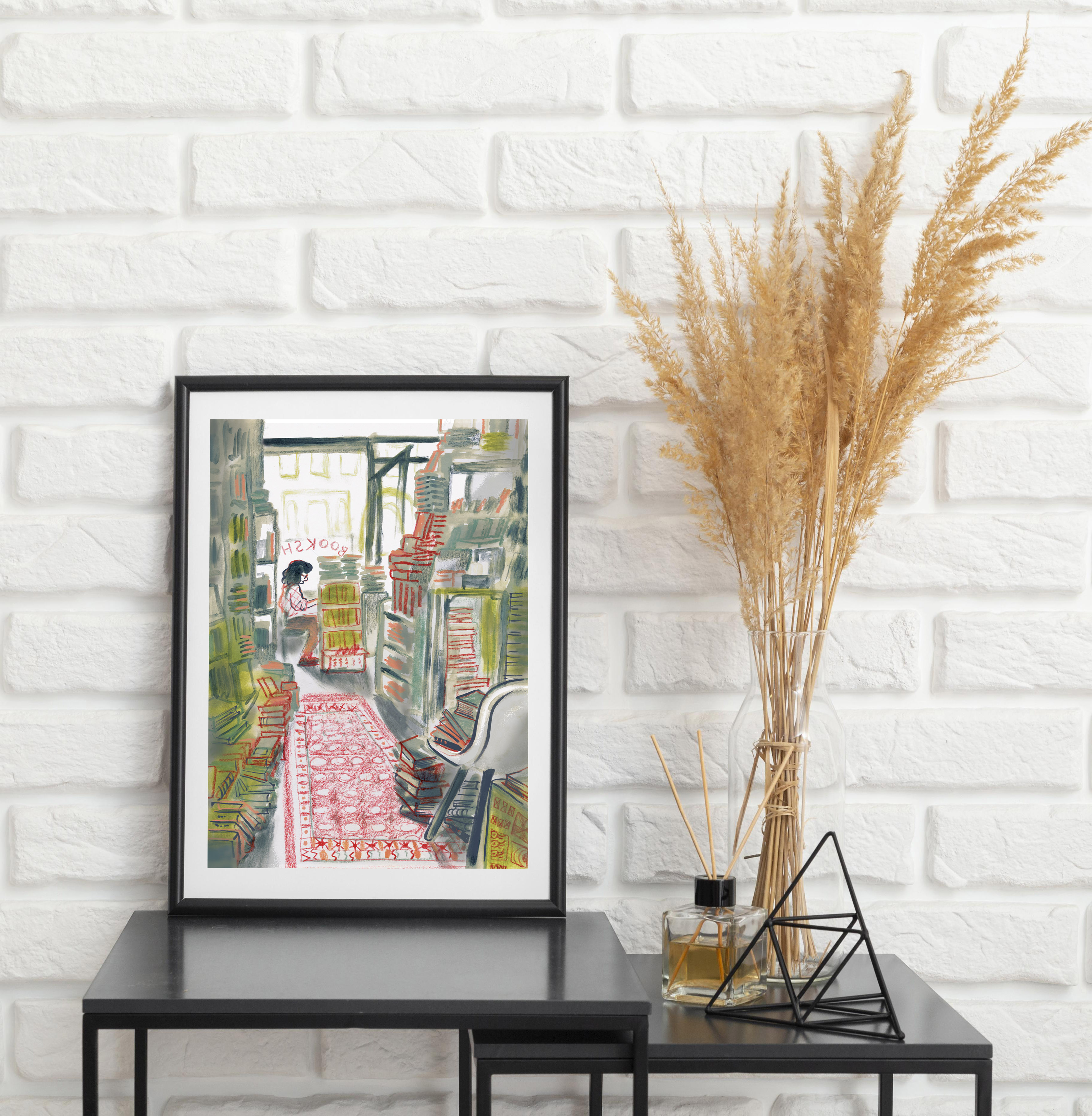 Bookshop Art Print A4 — image 2