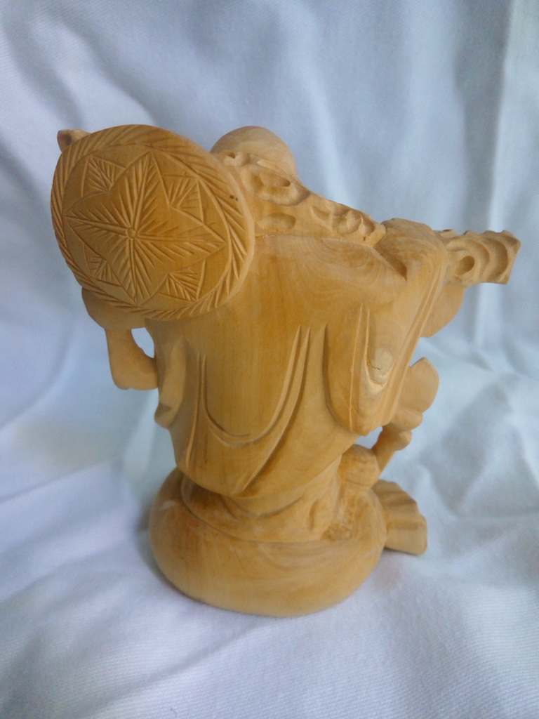 Wooden Buddha — image 6