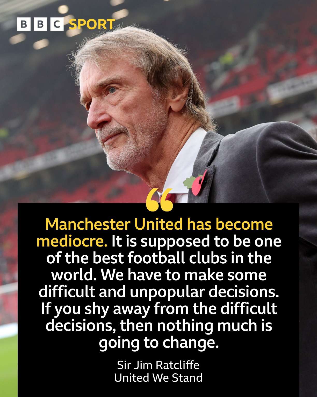 Manchester United co-owner Sir Jim…