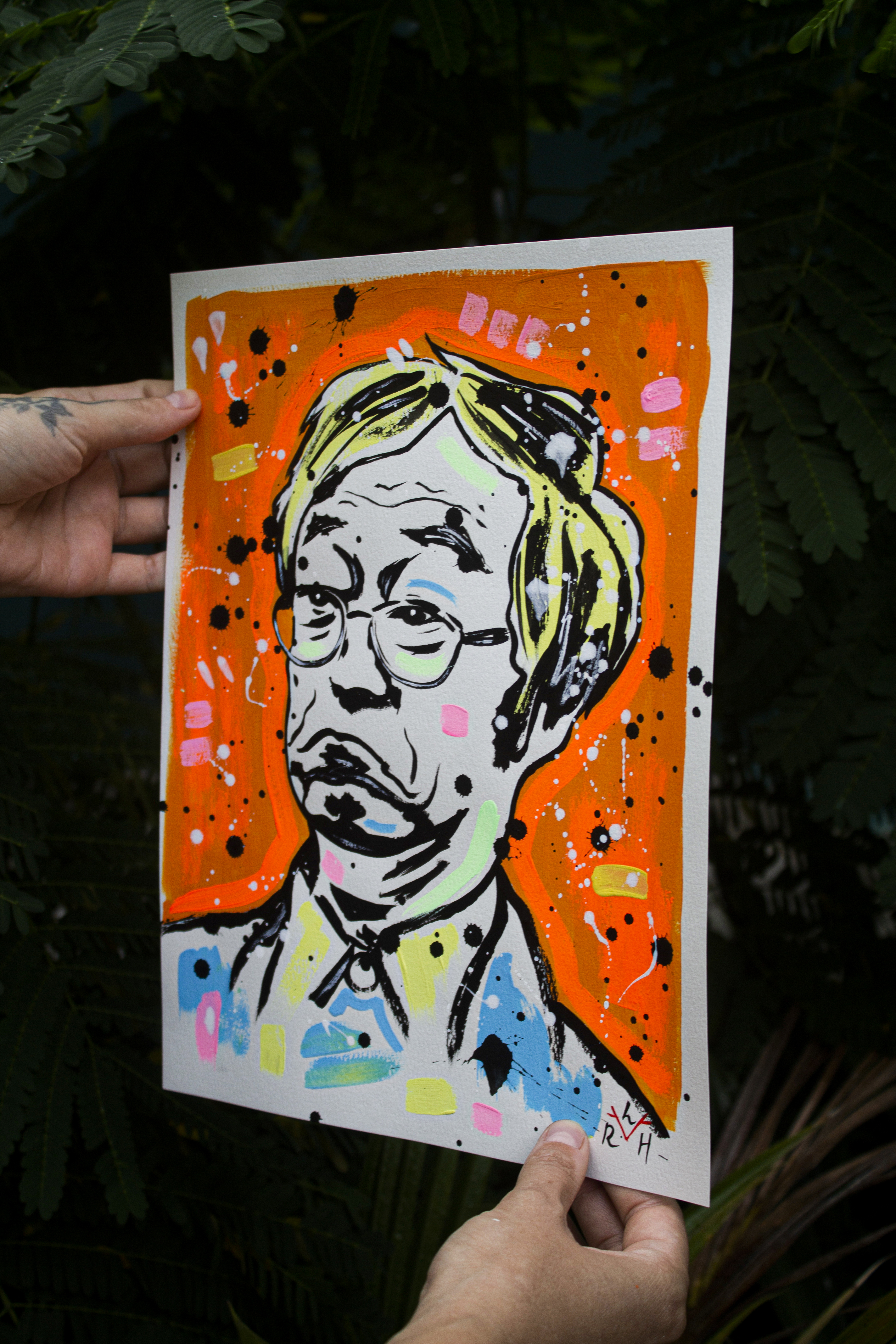 Nakamoto Myth — Orange & Sky Blue — image 4