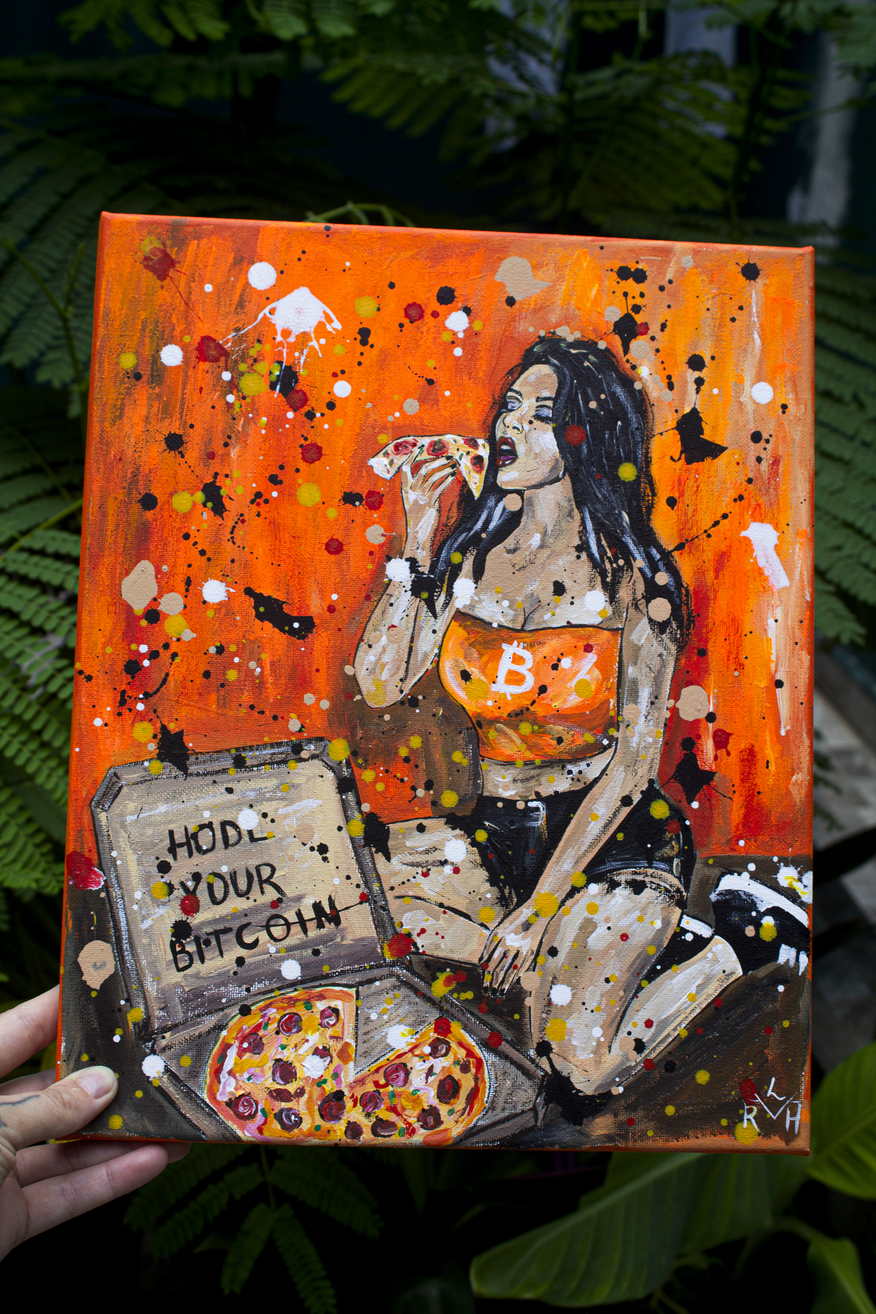 Pizza Girl- Original Painting — image 4