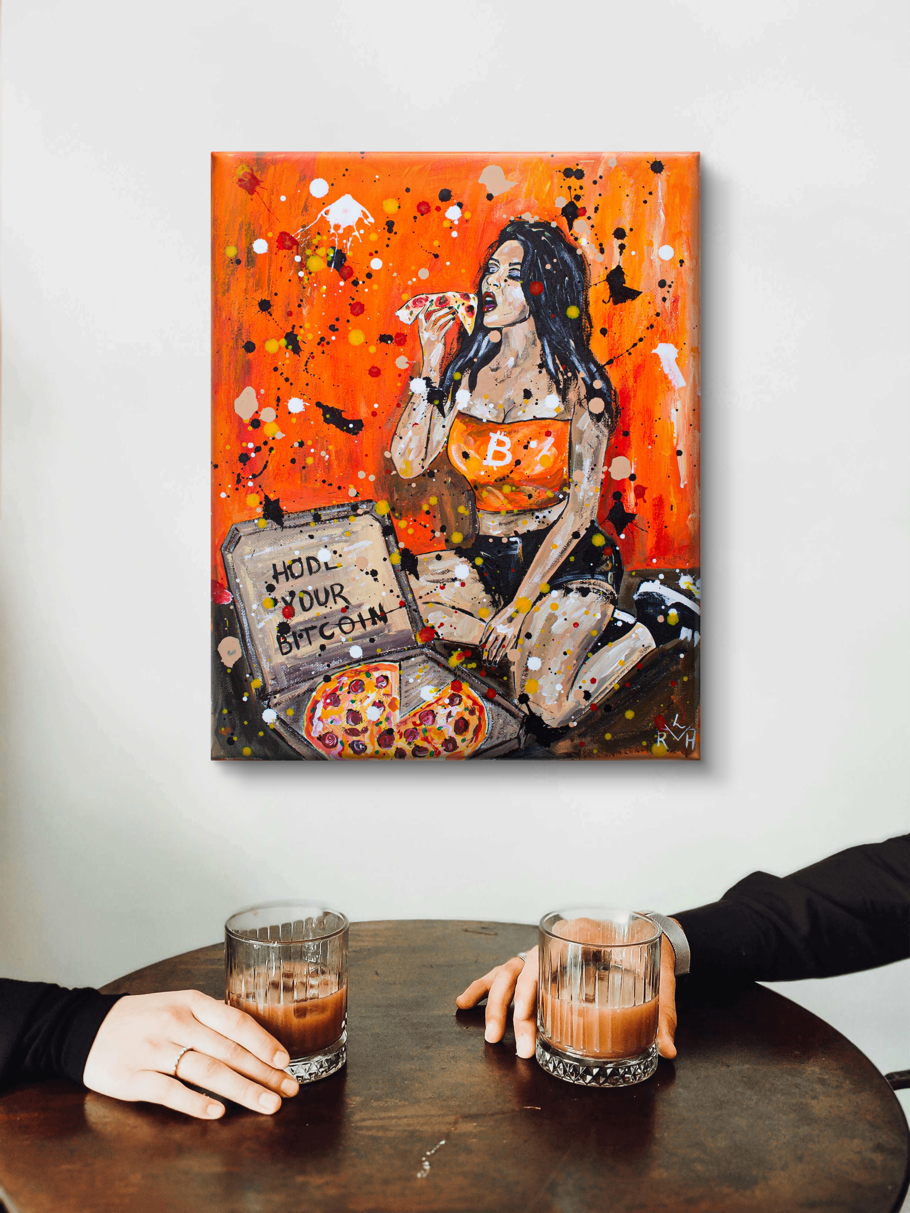 Pizza Girl- Original Painting — image 7