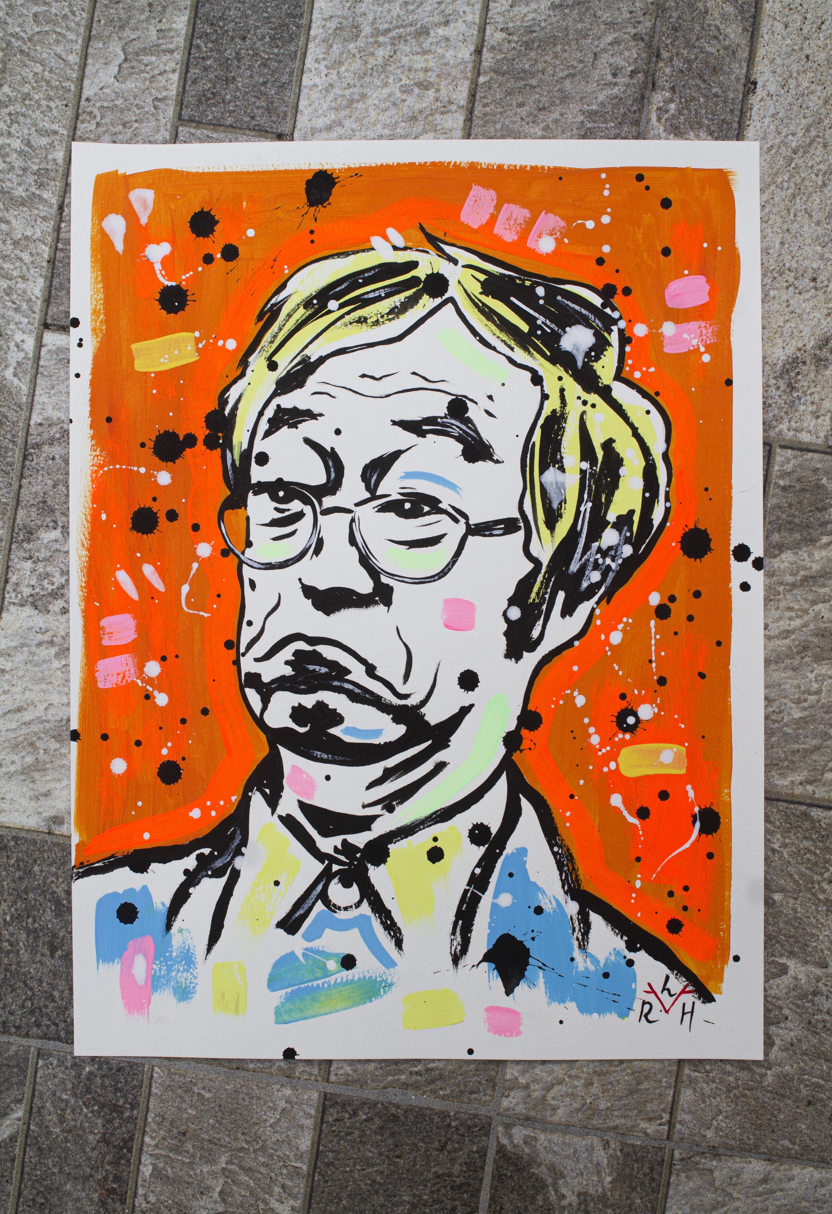 Nakamoto Myth — Orange & Sky Blue — image 5