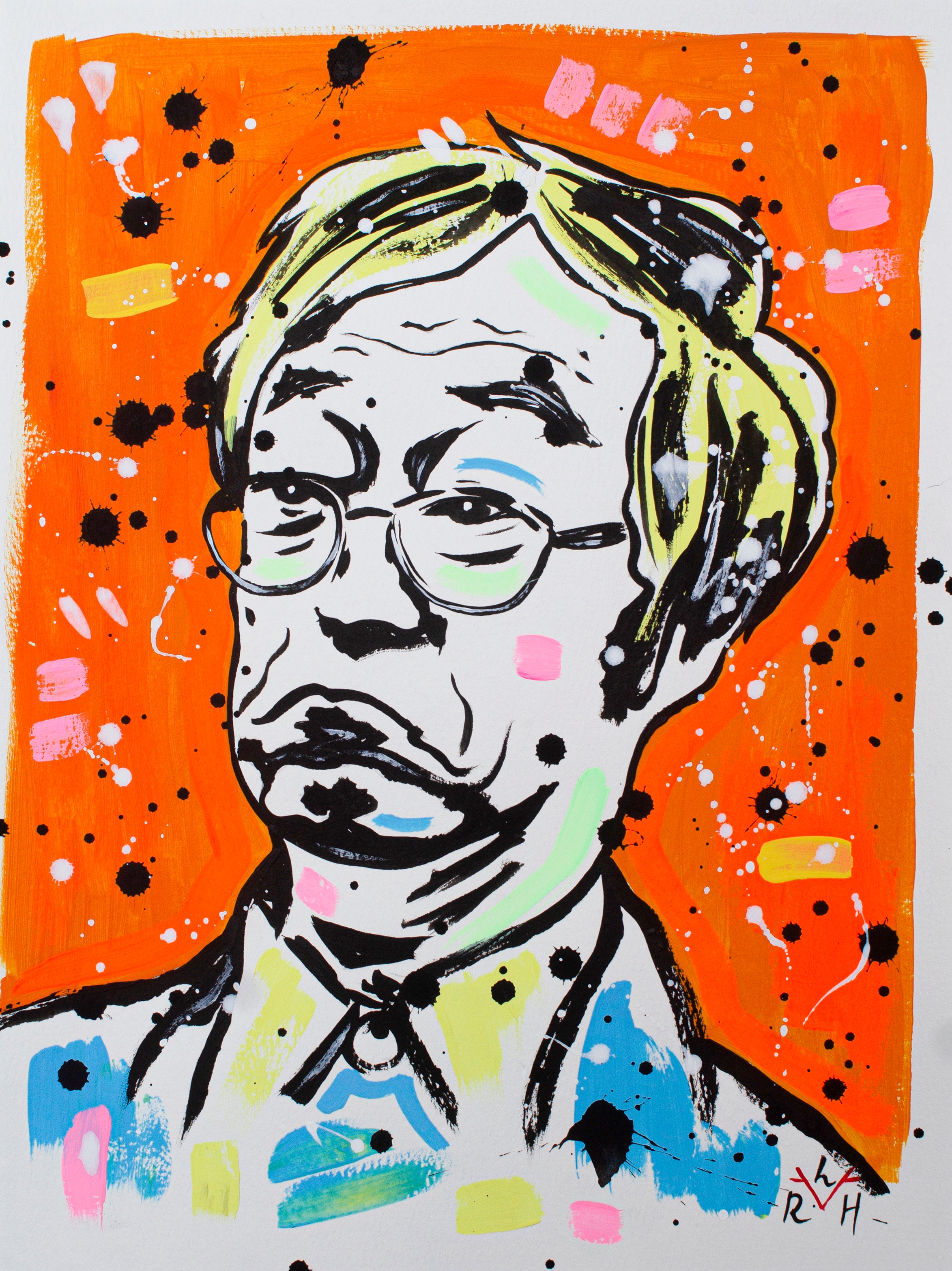 Nakamoto Myth — Orange & Sky Blue — image 2