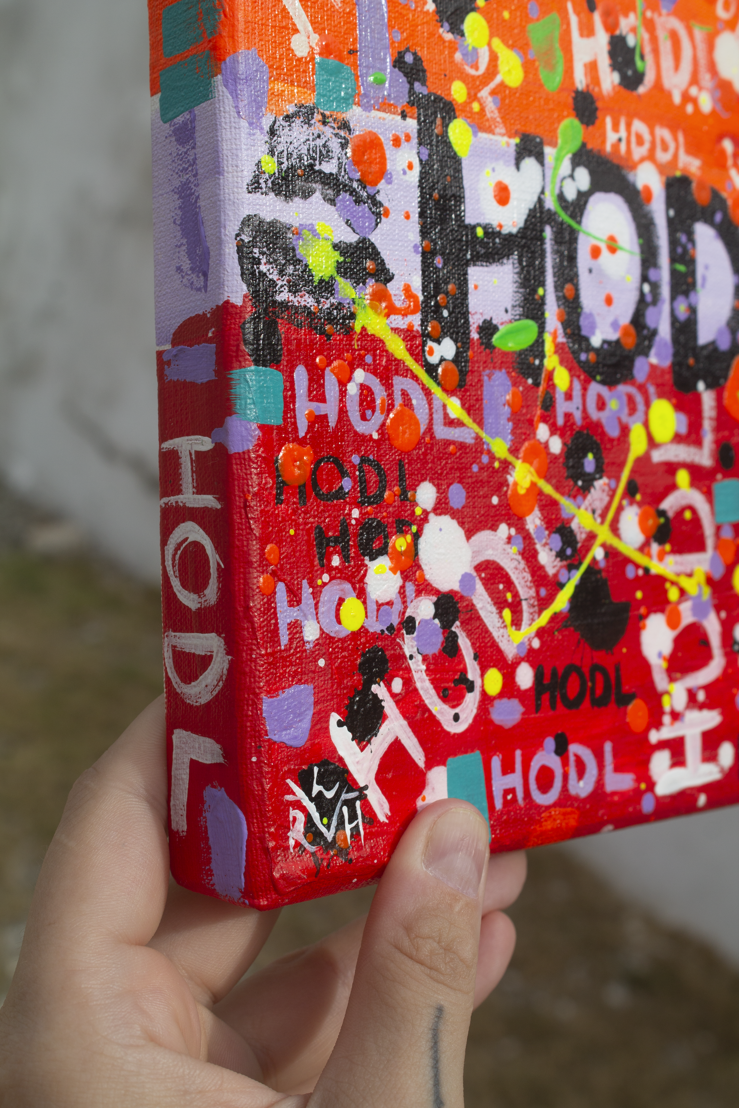 HODL #4- Original Painting — image 8