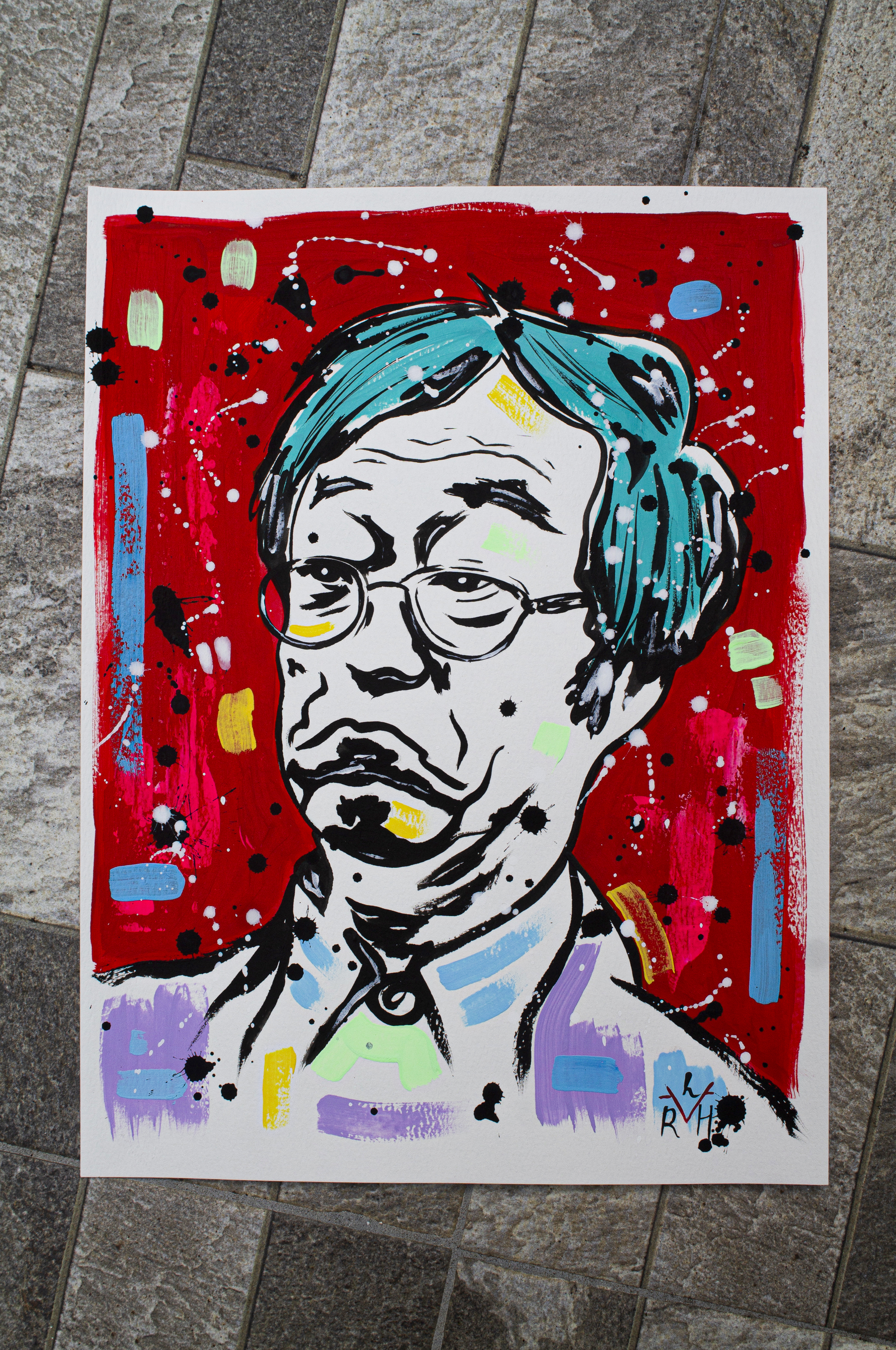 Nakamoto Myth — Red & Turquoise — image 5
