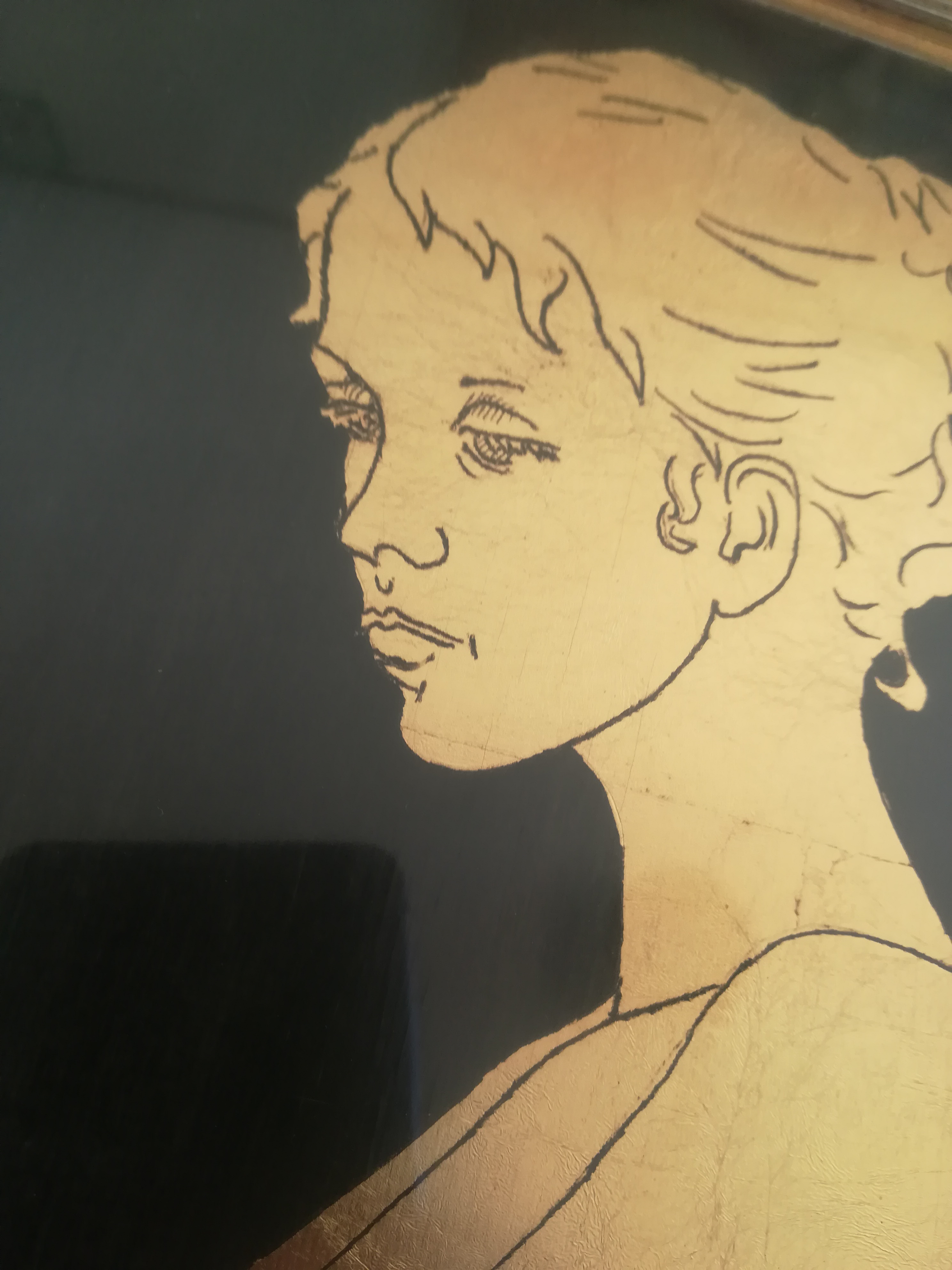Etching - “Alba” gold leaf 1979 — image 3