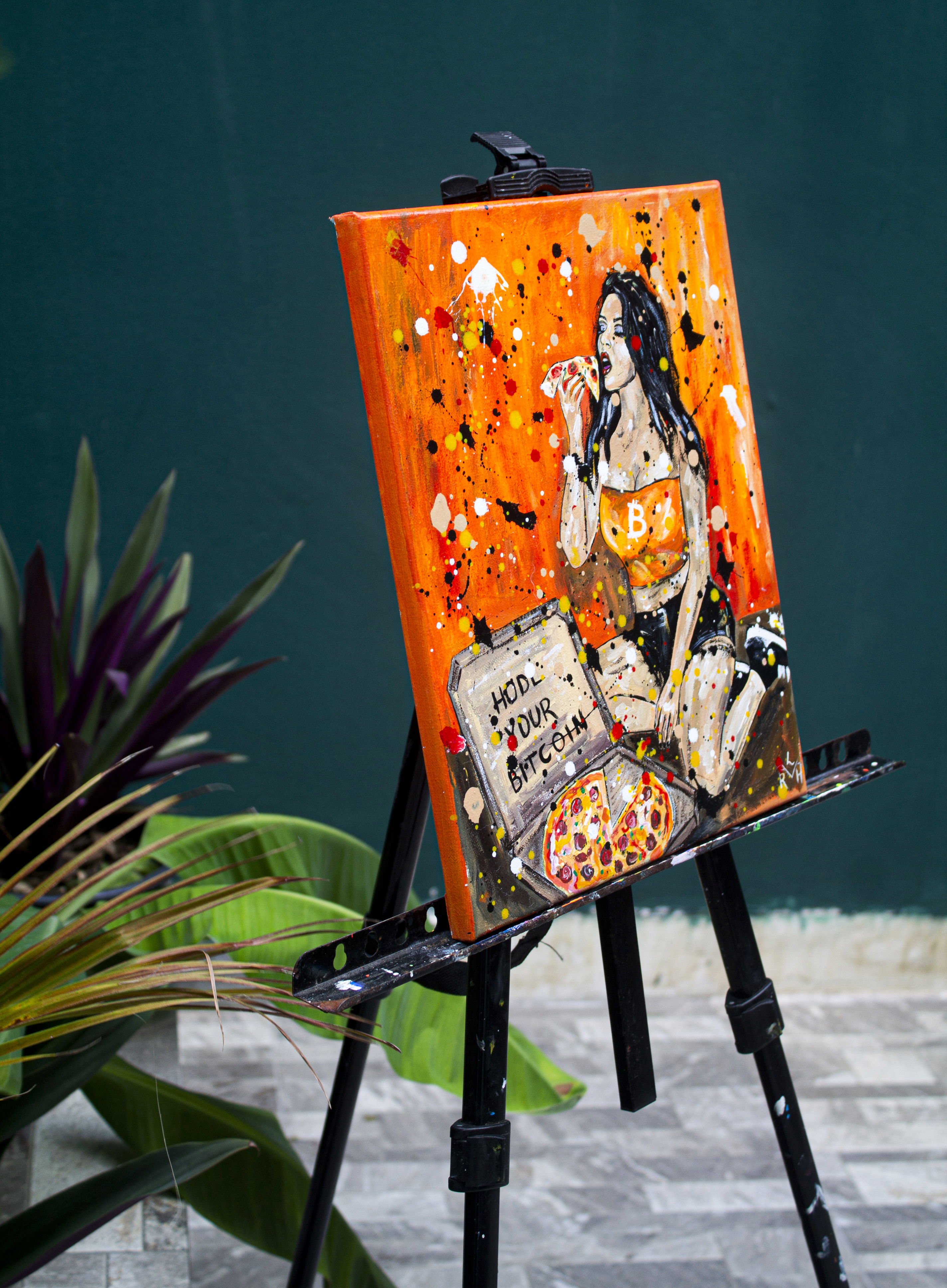 Pizza Girl- Original Painting — image 6