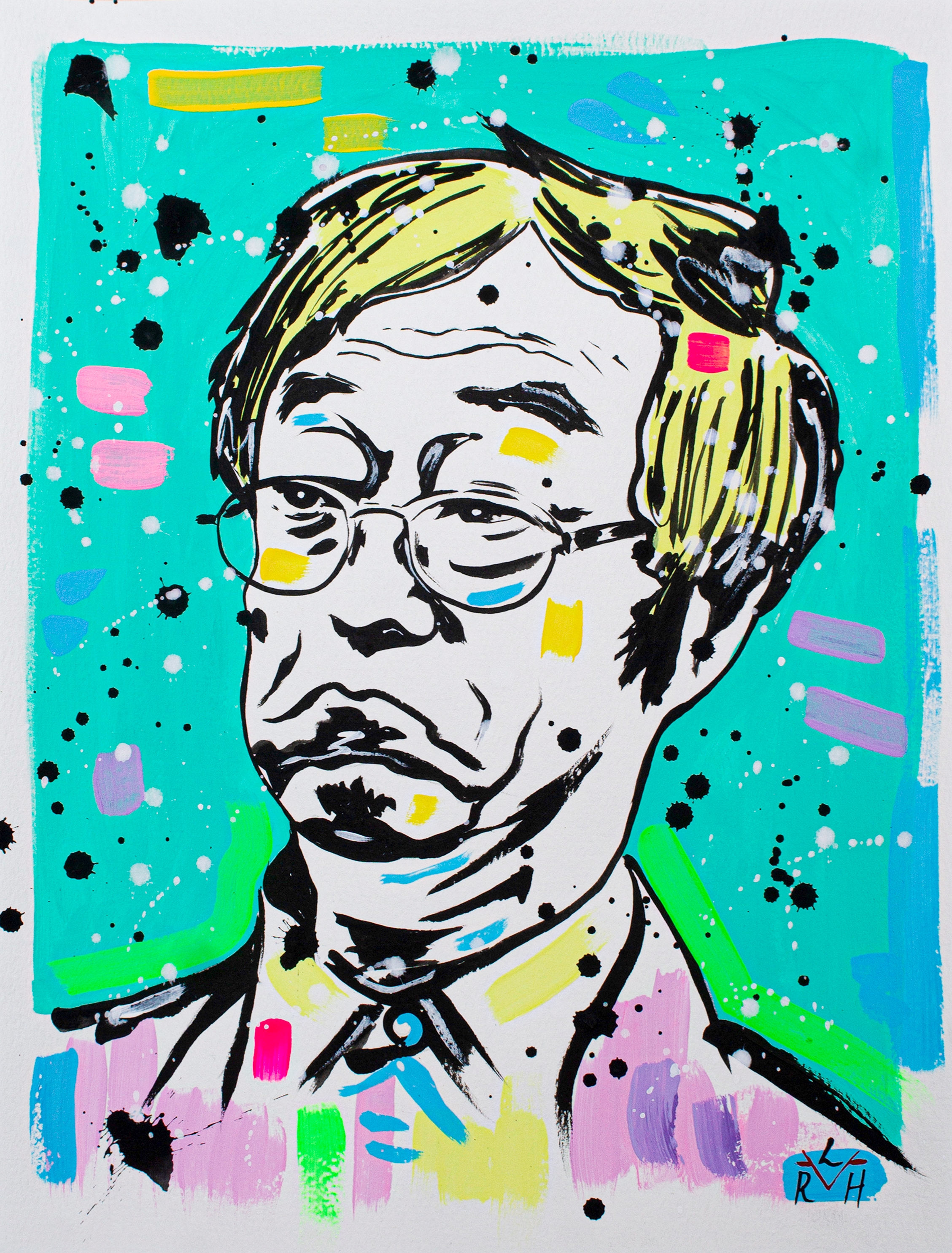 Nakamoto Myth — Turquoise & Light Yellow — image 2