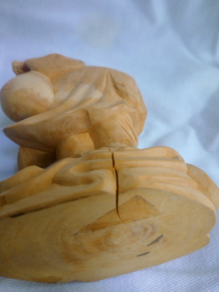 Wooden Buddha — image 3