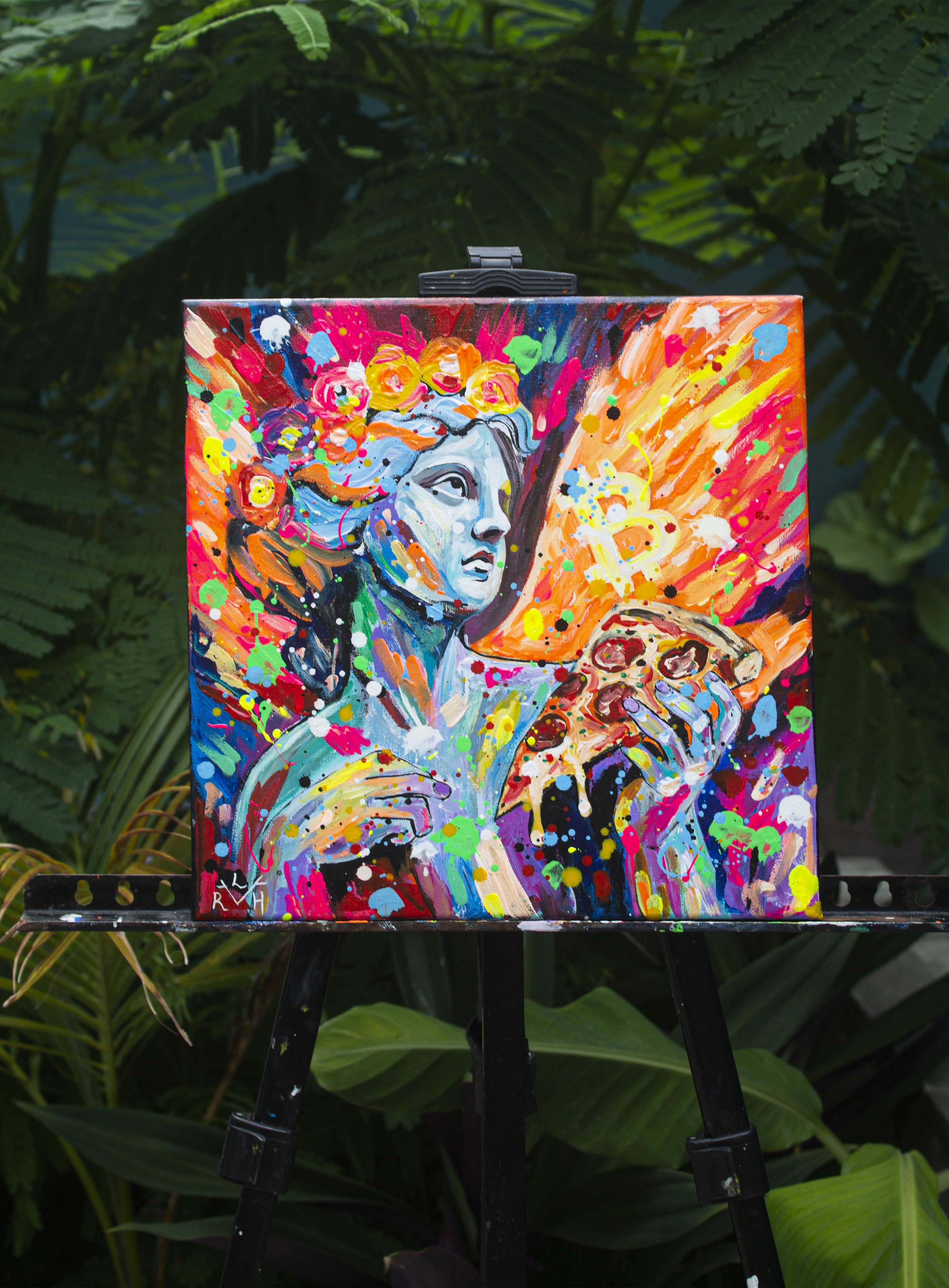 Holy Pizza-Original Painting — image 3