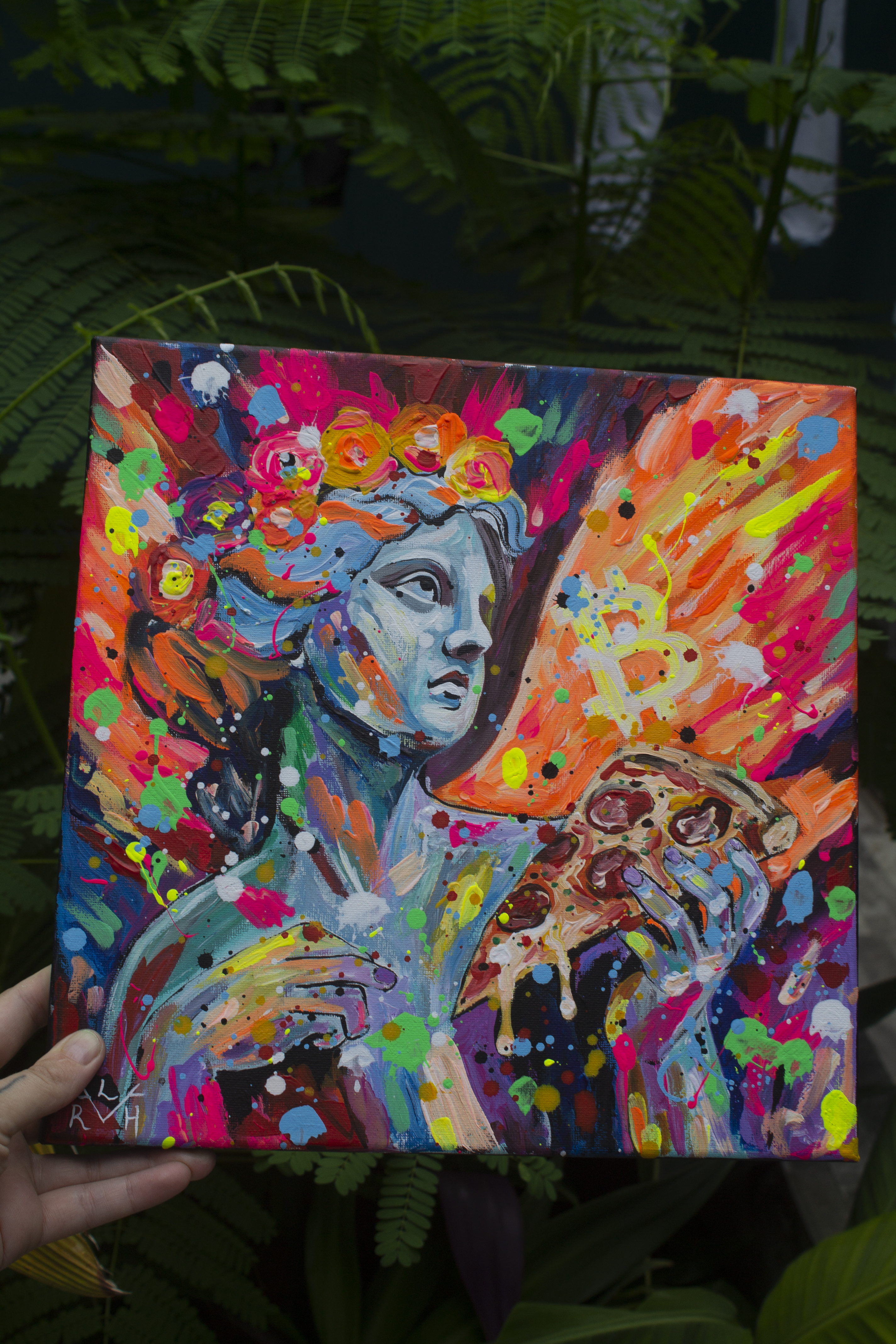 Holy Pizza-Original Painting — image 4