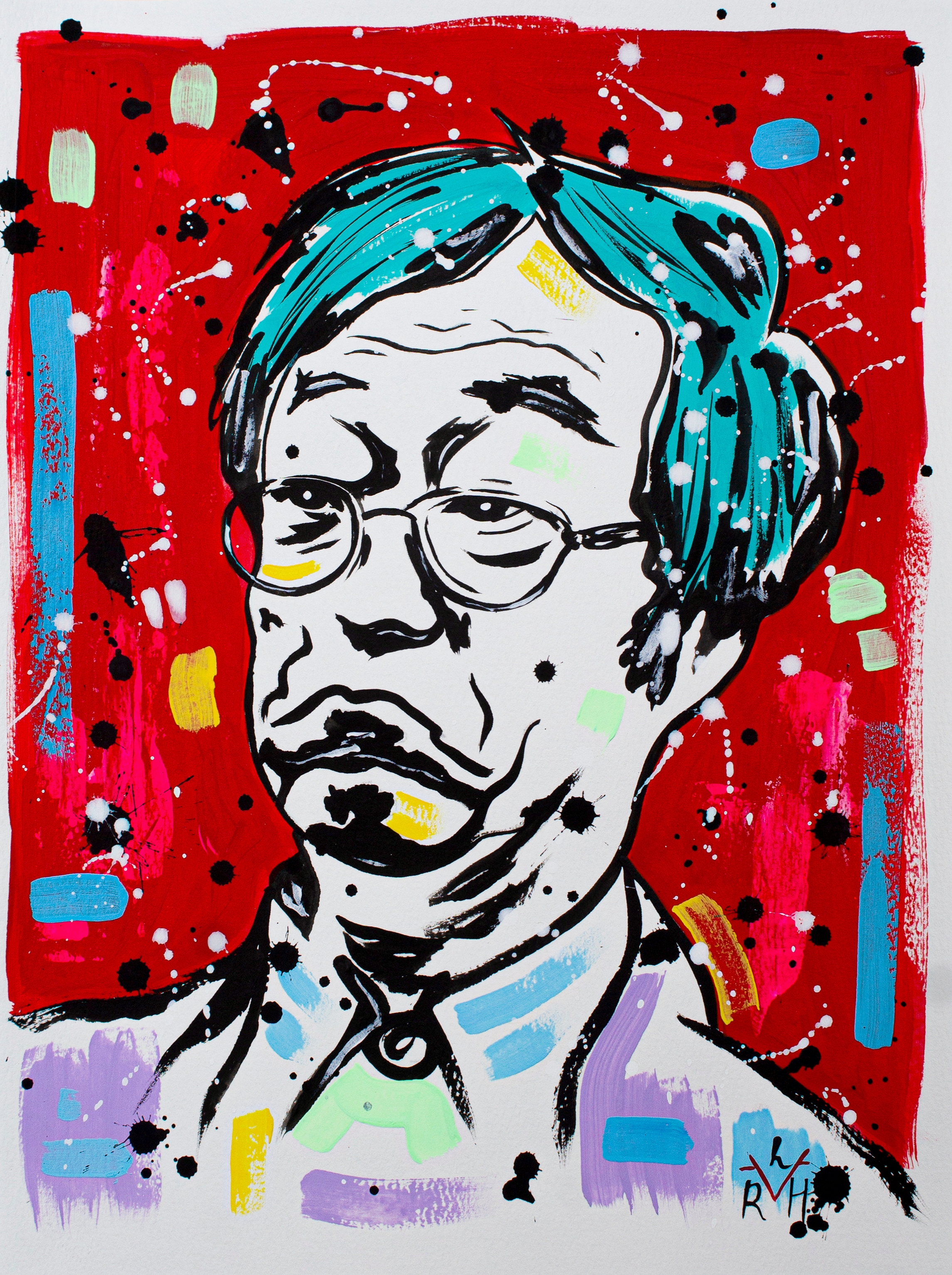Nakamoto Myth — Red & Turquoise — image 2