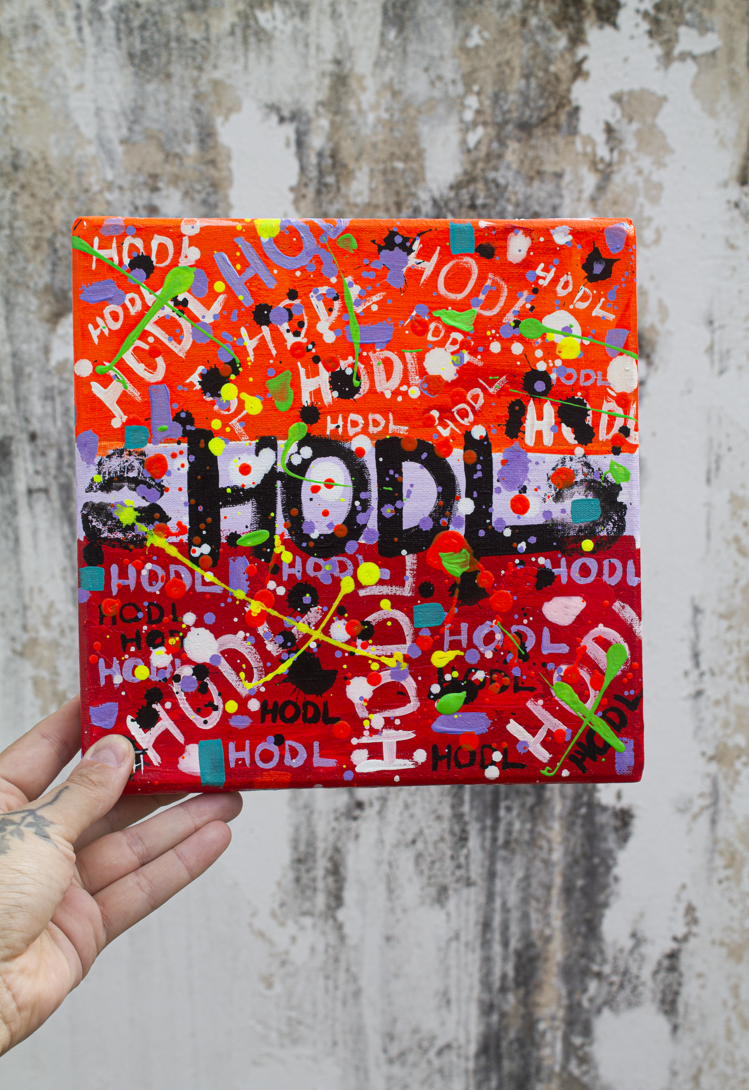 HODL #4- Original Painting — image 4