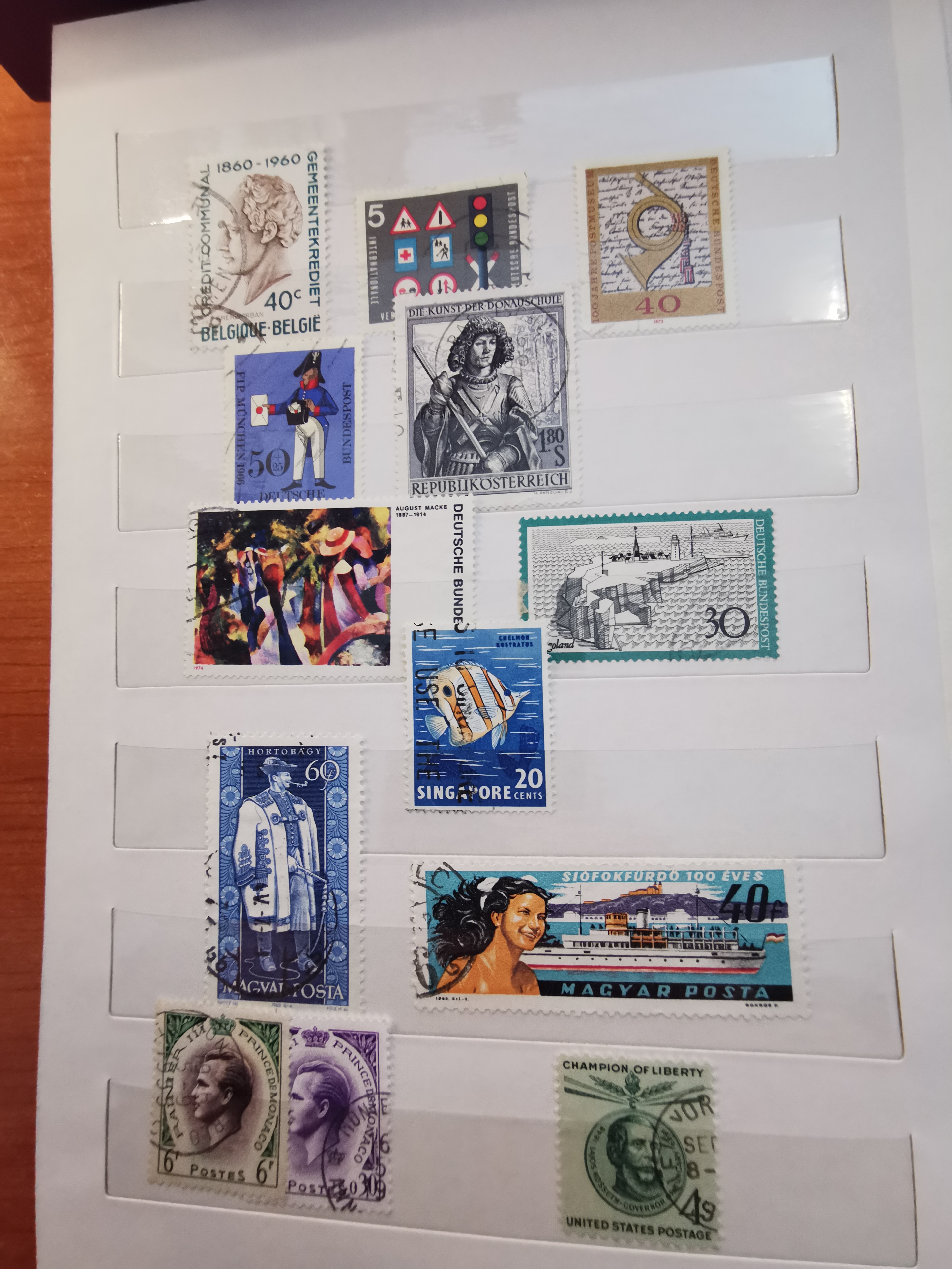Two mixed stamp collectors — image 7
