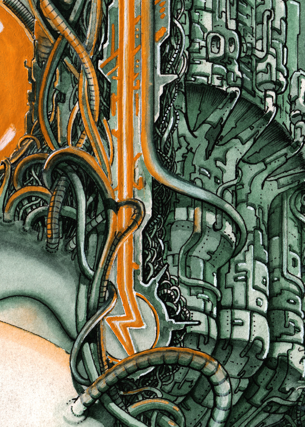 A1 Art Print "Orange Replicant" — image 3